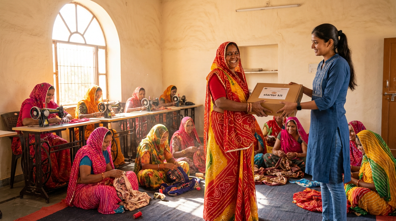 Arihantanam Foundation Successfully Concludes Skill Development Workshop for Rural Women in Barmer